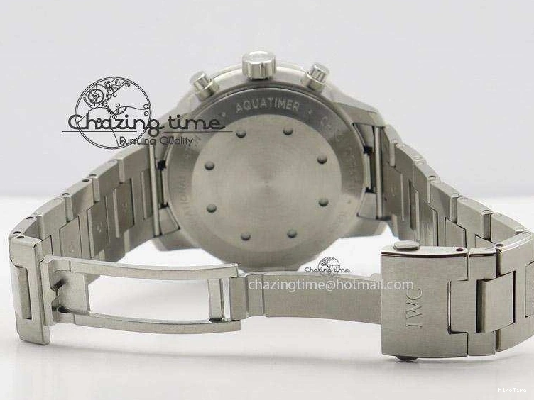 MIROTIME 0314 Classic Aquatimer Chrono IW376803 V6F 1:1 Best Edition Black Dial On SS Bracelet A 7361